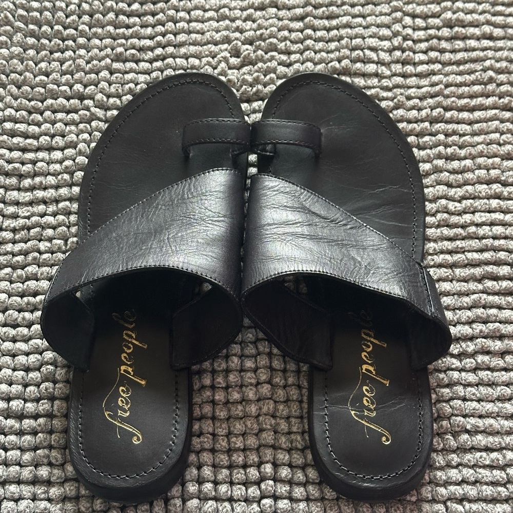 Free People Navy Blue Sandals